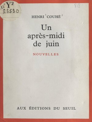 cover image of Un après-midi de juin